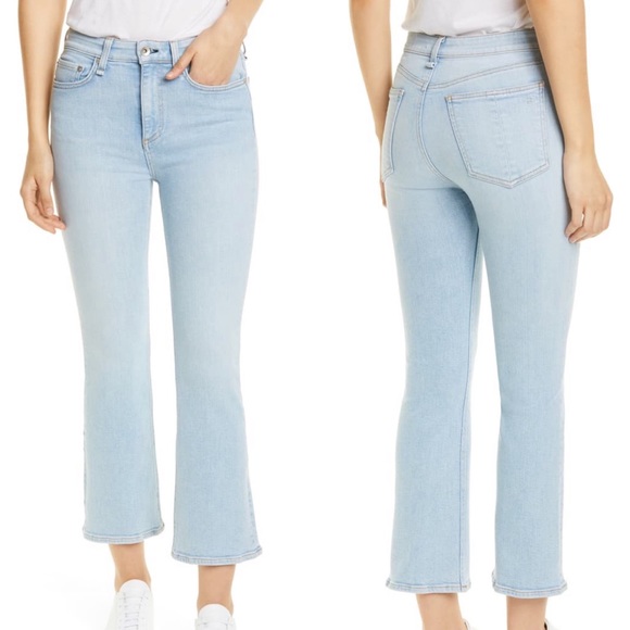 nina high rise ankle flare